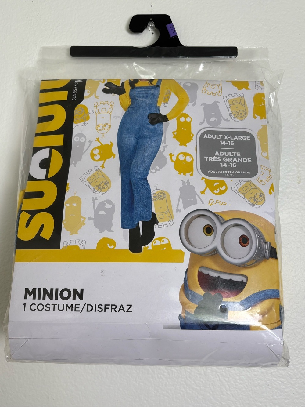Illumination Minions Adult Romper Costume - Yellow & Blue Womens XL